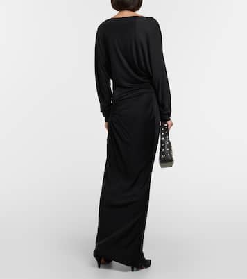 Oron ruched jersey maxi dress | Khaite