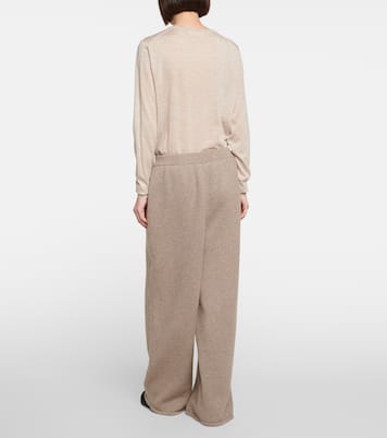 Pantalones anchos Emely de cachemir | The Row