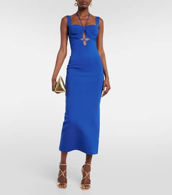 Abito midi Kali con cut-out | Galvan