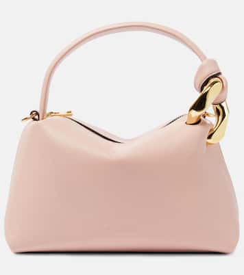 Corner Small leather tote bag  | JW Anderson