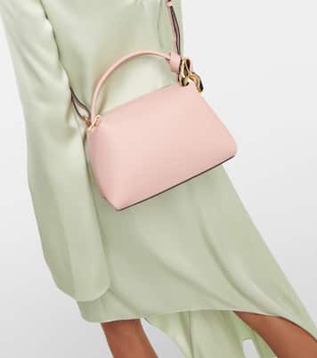 Corner Small leather tote bag  | JW Anderson
