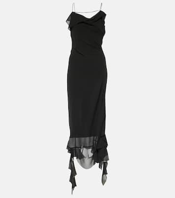 Robe midi asymétrique | Acne Studios