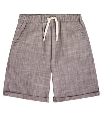 Shorts Conway in chambray di cotone | Bonpoint