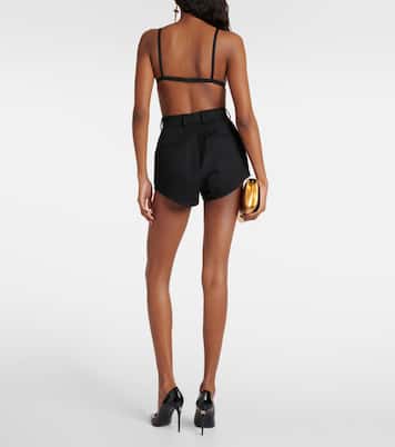 Top bralette in mesh con pizzo | Dolce&Gabbana