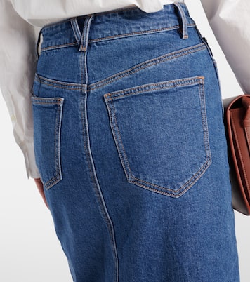 Gonna midi di jeans Victoria | Veronica Beard