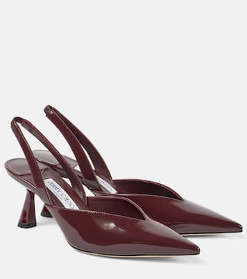 Maryanne 65 patent leather slingback pumps | Jimmy Choo