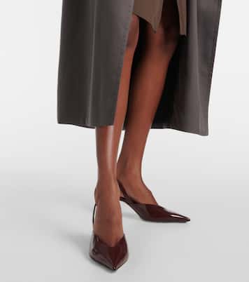 Maryanne 65 patent leather slingback pumps | Jimmy Choo