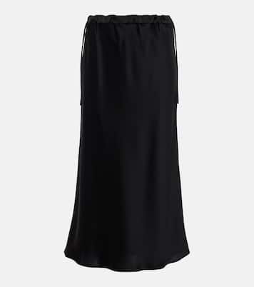 Falda midi Editore de satén | Max Mara