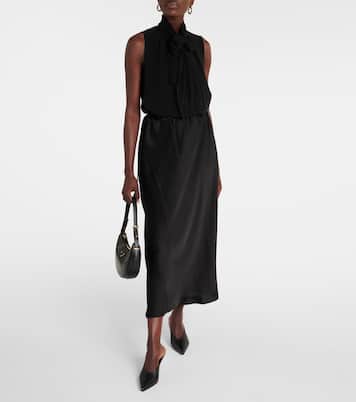 Falda midi Editore de satén | Max Mara