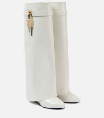 Botas altas Shark Lock de piel | Givenchy