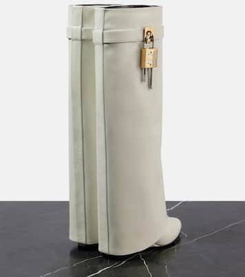 Botas altas Shark Lock de piel | Givenchy
