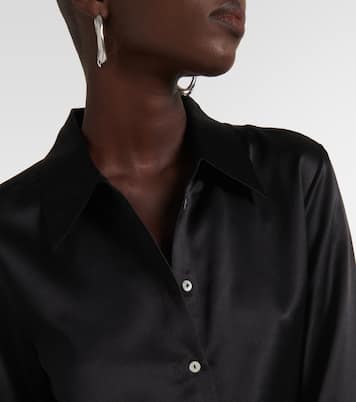 Chemise Tulum en soie et laine | Asceno