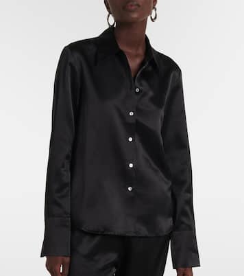 Chemise Tulum en soie et laine | Asceno