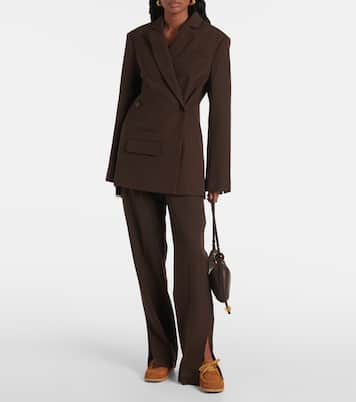 Chaussures bateau Batto en daim effet crocodile | Jacquemus