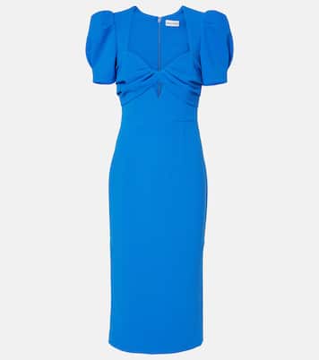 Abito midi Antonella in crêpe con cut-out | Rebecca Vallance