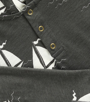 Felpa Sailing Boats in cotone con stampa | Mini Rodini