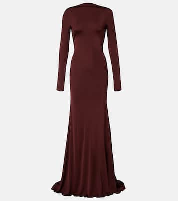 Gathered jersey gown | David Koma