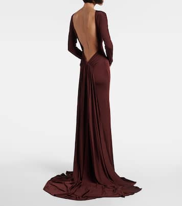 Gathered jersey gown | David Koma