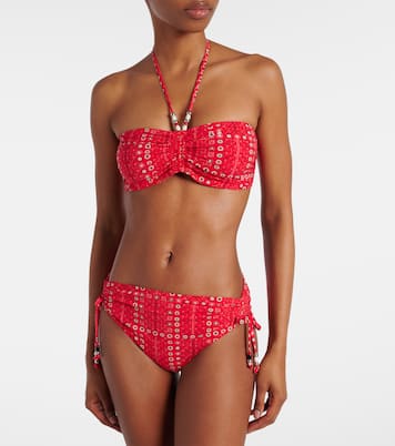 Prudige printed mid-rise bikini bottoms | Marant Etoile