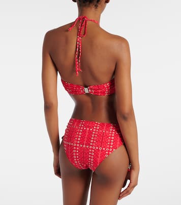 Prudige printed mid-rise bikini bottoms | Marant Etoile