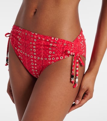 Prudige printed mid-rise bikini bottoms | Marant Etoile