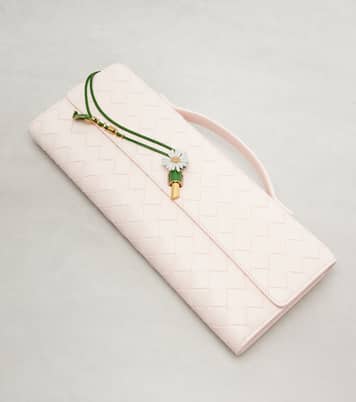 Andiamo Intrecciato leather clutch | Bottega Veneta