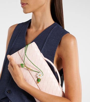 Andiamo Intrecciato leather clutch | Bottega Veneta