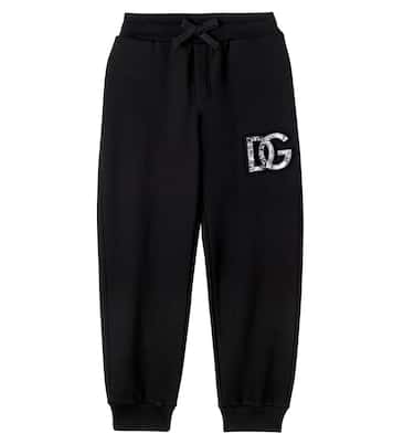 Pantalones deportivos DG de algodón | Dolce&Gabbana Kids