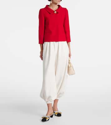 Blazer Crêpe Couture à ornements | Valentino