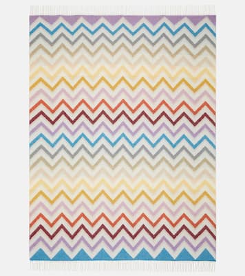 Watamu Zig Zag wool-blend throw | Missoni