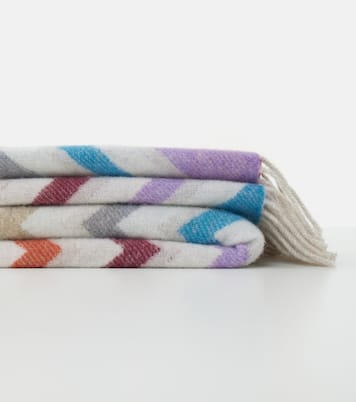 Watamu Zig Zag wool-blend throw | Missoni