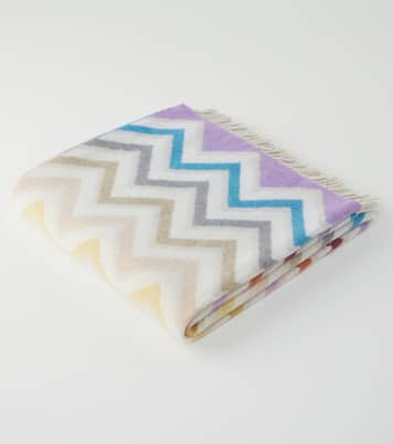 Watamu Zig Zag wool-blend throw | Missoni