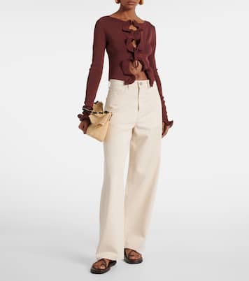 Top in maglia con volant | Same