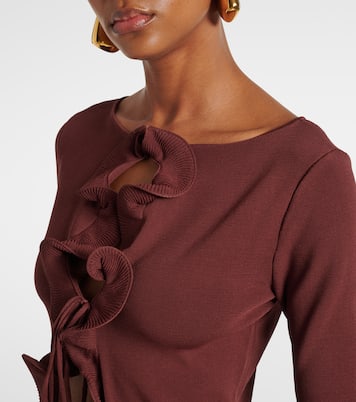 Top in maglia con volant | Same