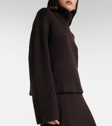 Rollkragenpullover Fleur aus Kaschmir | Lisa Yang