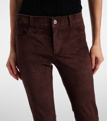 Schlaghose Dean 22 aus Veloursleder | Stouls