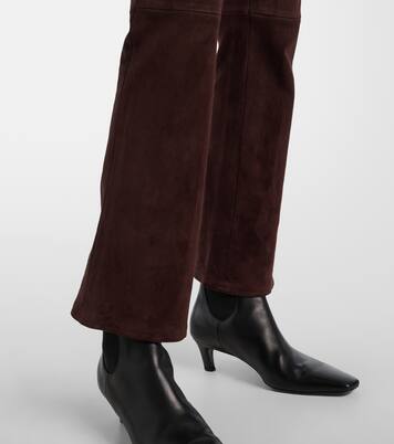Schlaghose Dean 22 aus Veloursleder | Stouls