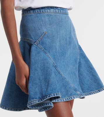 Ruffled denim miniskirt | Givenchy