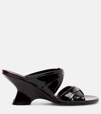 Wedge-Sandalen 75 aus Lackleder | Dries Van Noten