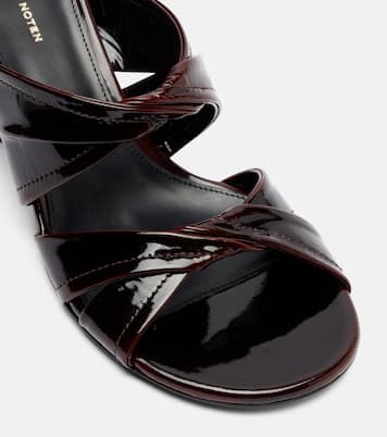 Wedge-Sandalen 75 aus Lackleder | Dries Van Noten