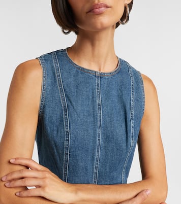 Zaire denim minidress | Veronica Beard