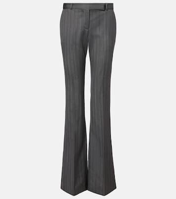 Striped wool flared pants | McQueen