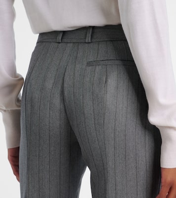 Striped wool flared pants | McQueen