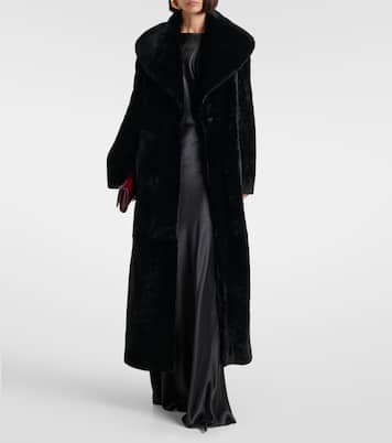 Giovanna shearling wrap coat | Nour Hammour