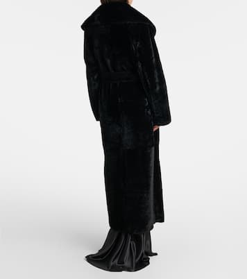 Giovanna shearling wrap coat | Nour Hammour