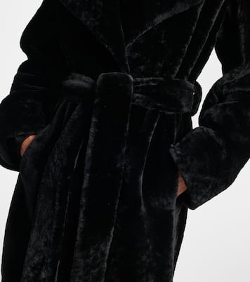 Giovanna shearling wrap coat | Nour Hammour