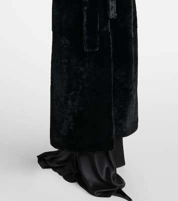 Giovanna shearling wrap coat | Nour Hammour