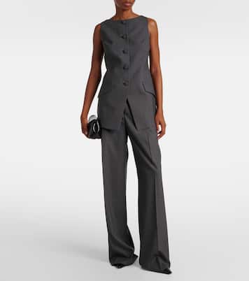 Pleated wool suit pants | Róhe