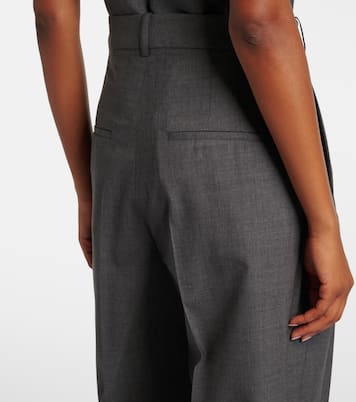 Pleated wool suit pants | Róhe