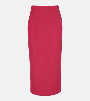 High-rise cady pencil skirt  | Roland Mouret